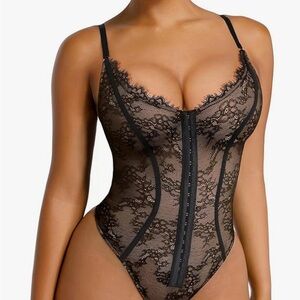 Black Lace Bodysuit